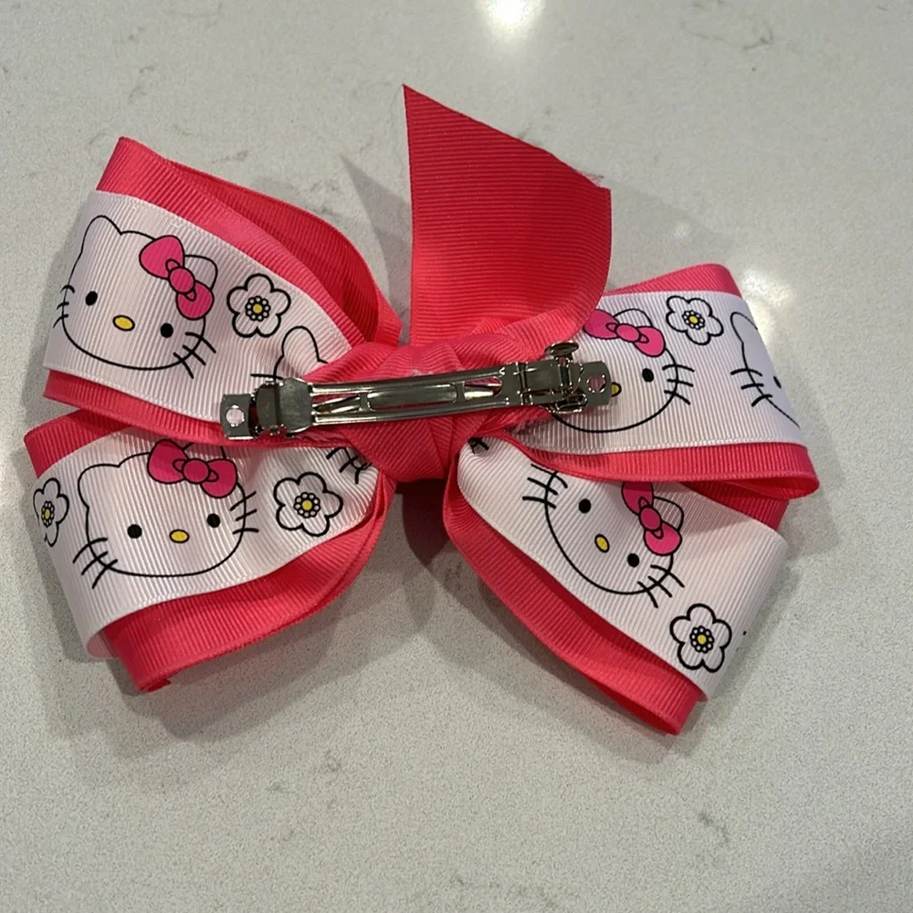 Hello Kitty Hair Clip Bow Accessory 50th Anniversary